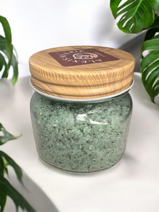 Bamboo Green Tea Epsom Salt Body Scrub – Detox, Refresh, and Rejuvenate!