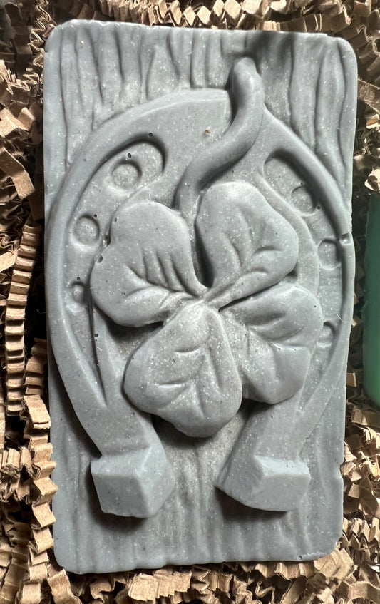 ‘Lucky’ Charcoal Soap With Pumice Grain